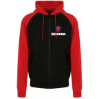 Mikina - s motívom Scania dvojfarebná Mikiny, Auto / moto image