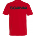 Tričko s motívom Scania červené