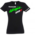 Tričko s motívom Kawasaki Ninja 650 dámske